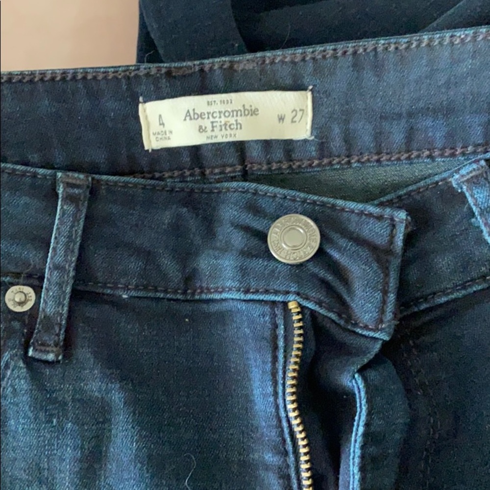 👖Abercrombie flare jeans size 27 4 denim high